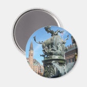 Kopenhagen, Dänemark Magnet (Vorderseite/Rückseite)