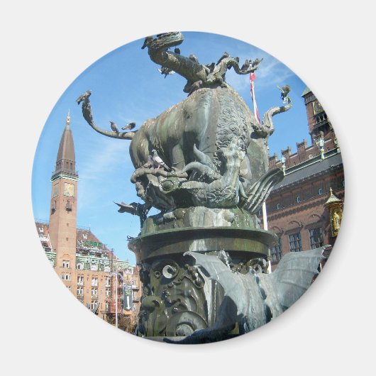 Kopenhagen, Dänemark Magnet (Vorne)