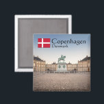Kopenhagen Dänemark Magnet<br><div class="desc">Foto Amalienborg in Kopenhagen,  Dänemark. Foto © Sebastian Wurm.</div>