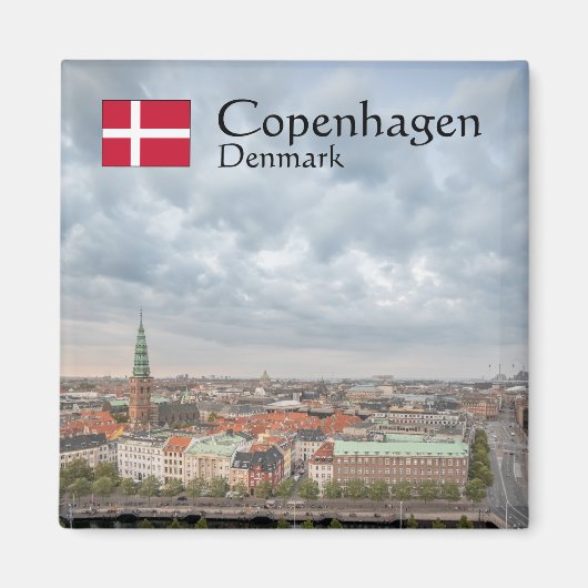 Kopenhagen Dänemark Magnet (Vorne)