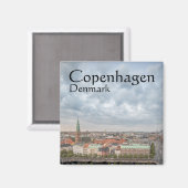 Kopenhagen Dänemark Magnet (Vorderseite/Rückseite)