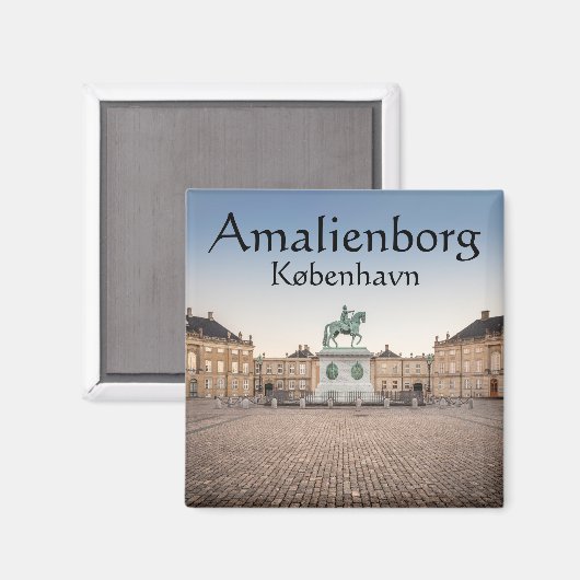 Kopenhagen Dänemark Magnet (Vorderseite/Rückseite)