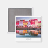 Kopenhagen, Dänemark Magnet (Vorderseite/Rückseite)