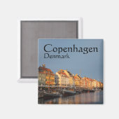 Kopenhagen Dänemark Magnet (Vorderseite/Rückseite)