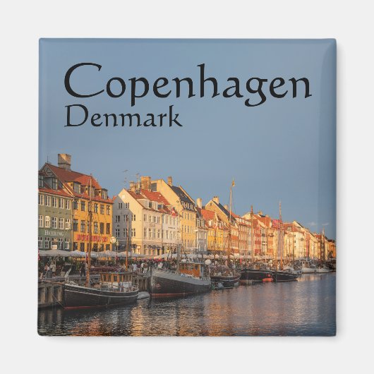 Kopenhagen Dänemark Magnet (Vorne)
