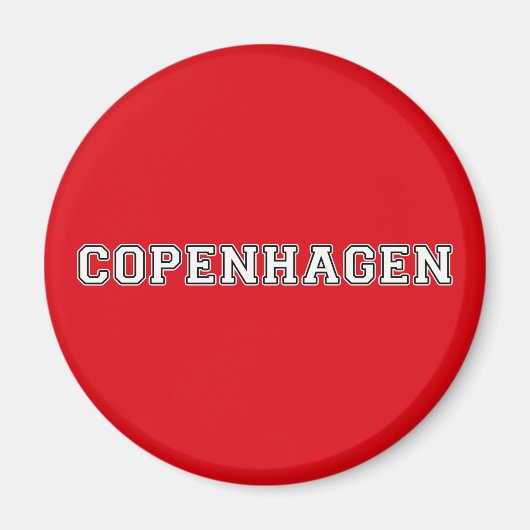 Kopenhagen Dänemark Magnet (Vorne)