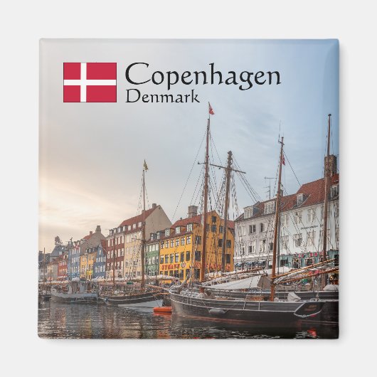 Kopenhagen Dänemark Magnet (Vorne)