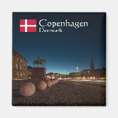 Kopenhagen Dänemark Magnet (Vorne)