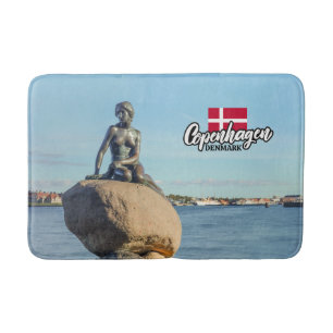 Kopenhagen Dänemark Mermaid Badematte