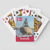 Kopenhagen Dänemark Mermaid Spielkarten (Rückseite)