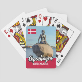 Kopenhagen Dänemark Mermaid Spielkarten
