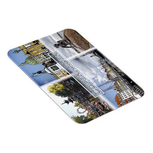 Kopenhagen - Dänemark - Mosaik - Magnet (Rechte Seite)