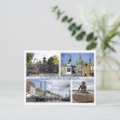 Kopenhagen - Dänemark - Mosaik - Postkarte (Stehend Vorderseite)