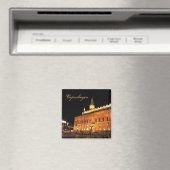 Kopenhagen, Dänemark nachts Magnet (In Situ (Geschirrspüler))