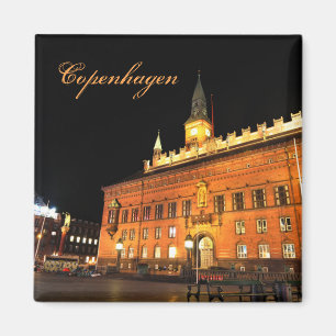 Kopenhagen, Dänemark nachts Magnet