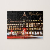 Kopenhagen, Dänemark nachts Puzzle (Horizontal)