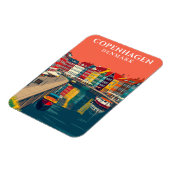 Kopenhagen Dänemark Nyhaval Canal Europe Travel Magnet (Linke Seite)