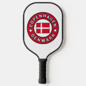 Kopenhagen Dänemark Pickleball Schläger (Rückseite)