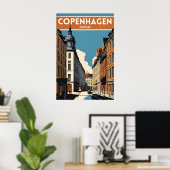 Kopenhagen Dänemark Poster (Heimbüro)