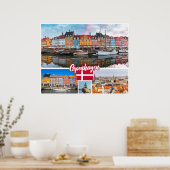 Kopenhagen Dänemark Poster (Küche)