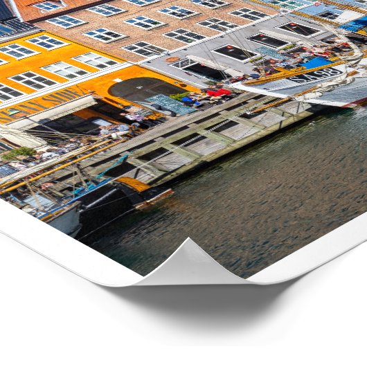 Kopenhagen Dänemark Poster (Ecke)