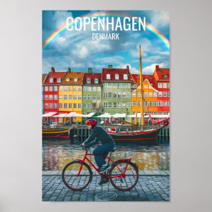 Kopenhagen, Dänemark Poster