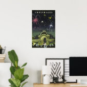 Kopenhagen - Dänemark Poster (Heimbüro)