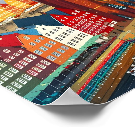 Kopenhagen, Dänemark Poster (Ecke)