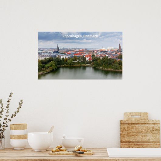 Kopenhagen Dänemark Poster (Küche)
