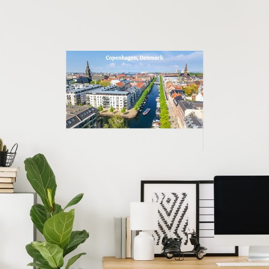 Kopenhagen Dänemark Poster (Heimbüro)