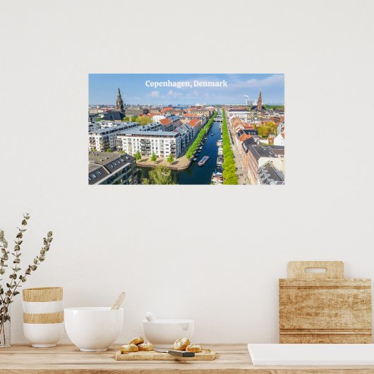 Kopenhagen Dänemark Poster (Küche)