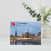 Kopenhagen Dänemark Postkarte (Stehend Vorderseite)