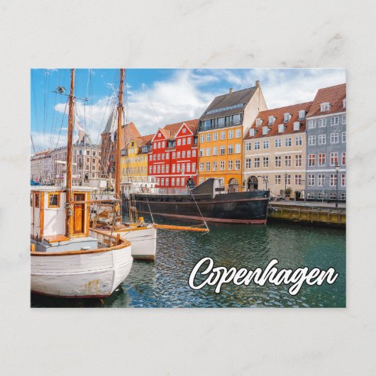 Kopenhagen, Dänemark Postkarte (Vorderseite)