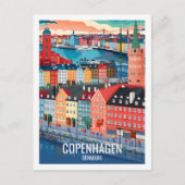 Kopenhagen, Dänemark Postkarte (Vorderseite)