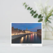 Kopenhagen Dänemark Postkarte (Stehend Vorderseite)