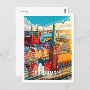 Kopenhagen, Dänemark Postkarte