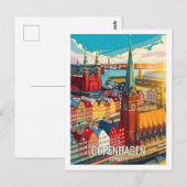Kopenhagen, Dänemark Postkarte (Vorne/Hinten)
