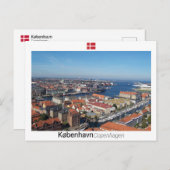 Kopenhagen - Dänemark Postkarte (Vorne/Hinten)
