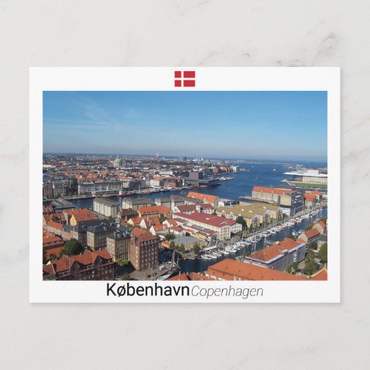 Kopenhagen - Dänemark Postkarte (Vorderseite)