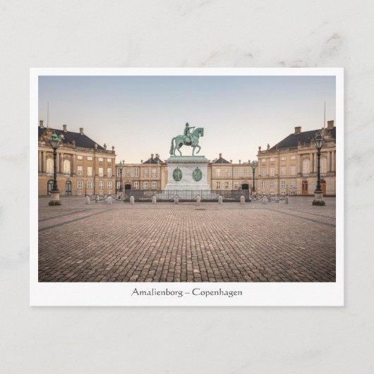 Kopenhagen Dänemark Postkarte (Vorderseite)