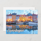Kopenhagen, Dänemark Postkarte (Vorne/Hinten)