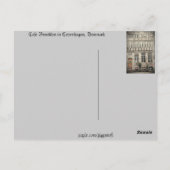 Kopenhagen, Dänemark Postkarte (Rückseite)
