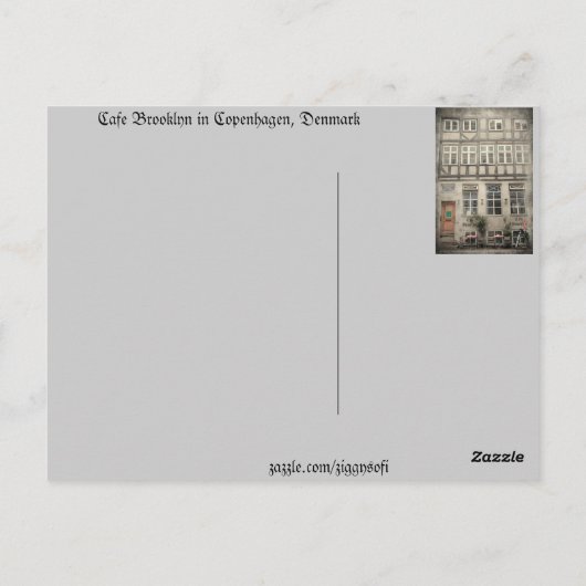 Kopenhagen, Dänemark Postkarte (Rückseite)