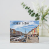 Kopenhagen Dänemark Postkarte (Stehend Vorderseite)