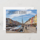 Kopenhagen Dänemark Postkarte (Vorne/Hinten)
