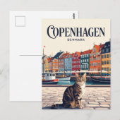 Kopenhagen Dänemark Postkarte (Vorne/Hinten)