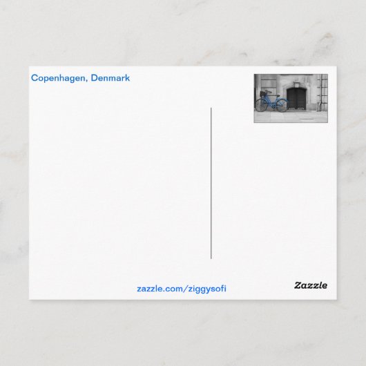 Kopenhagen, Dänemark Postkarte (Rückseite)