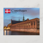 Kopenhagen Dänemark Postkarte (Vorderseite)