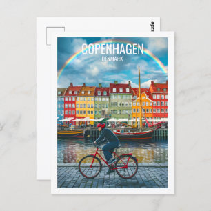 Kopenhagen, Dänemark Postkarte