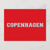 Kopenhagen Dänemark Postkarte (Vorderseite)